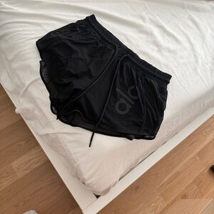ALO Yoga Women's Athletic Black Shorts